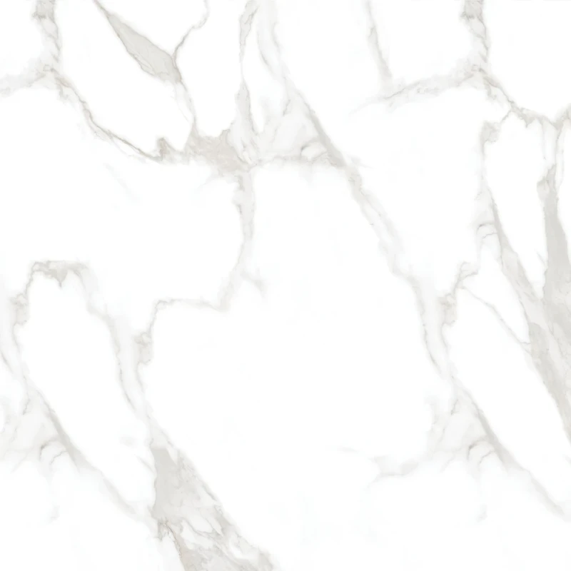 Statuario Perfect Silver Керамогранит белый 80х80 Полированный