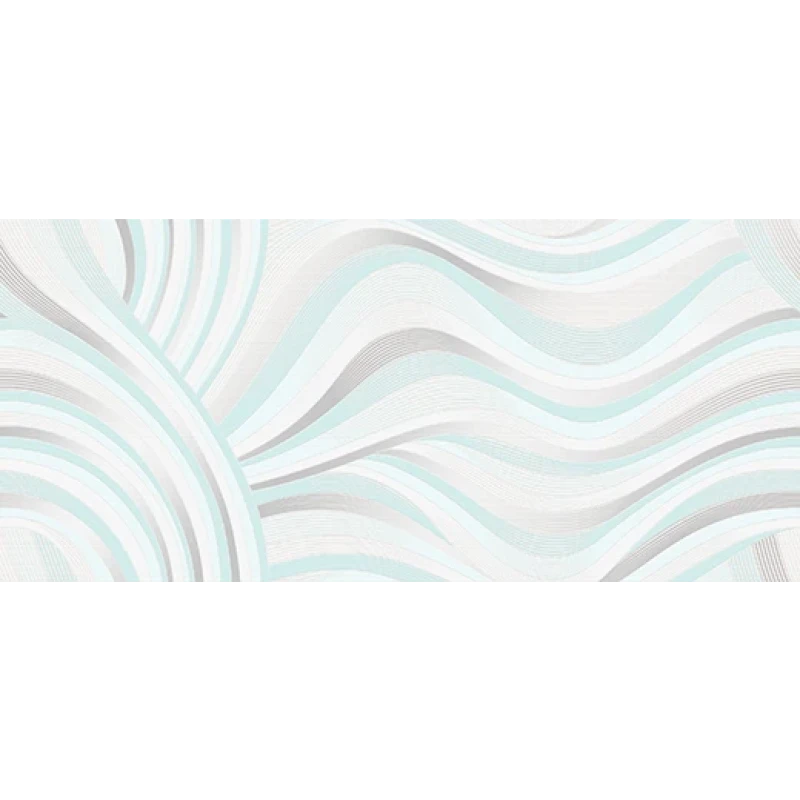 Tiffany вставка волна белый (TV2G051) 20x44