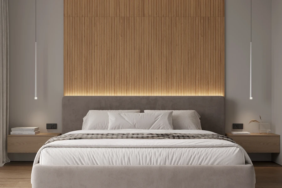 Wood canarium almond stripes
