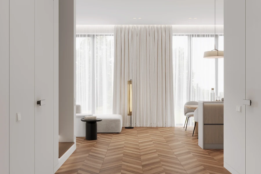 Wood canarium chevron m