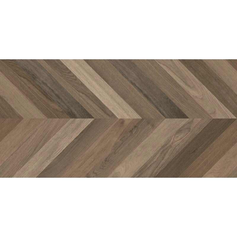 Wood Latina Brown Chevron M Керамогранит коричневый 60х120 матовый карвинг