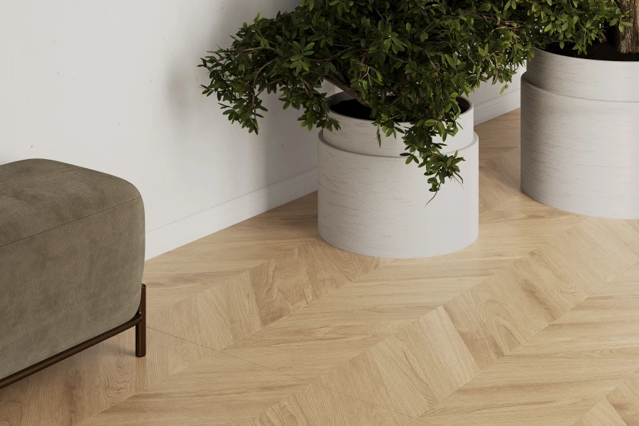 Wood latina miele chevron