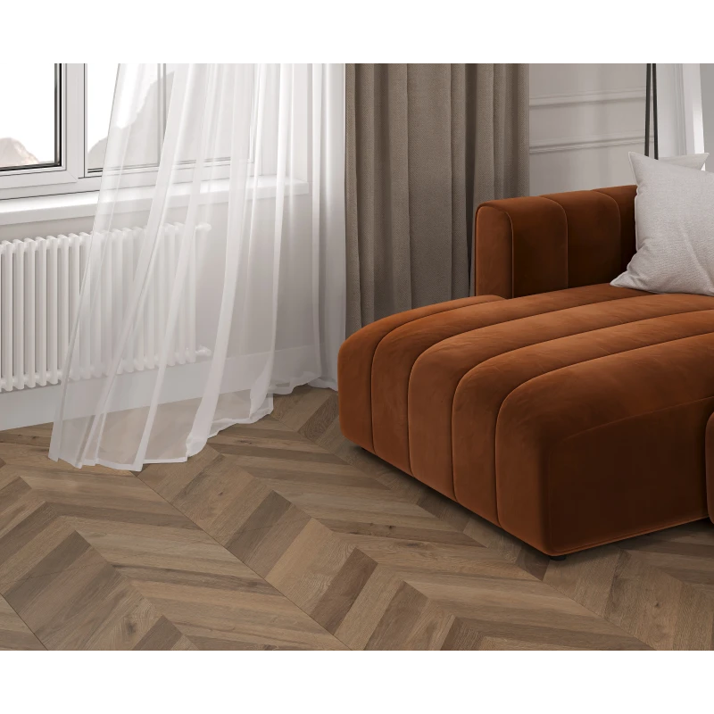 Wood lux walnut chevron m