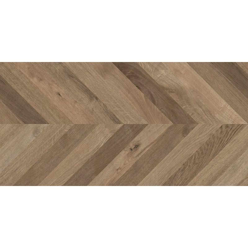 Wood Lux Walnut Chevron M Керамогранит коричневый 60х120 матовый карвинг