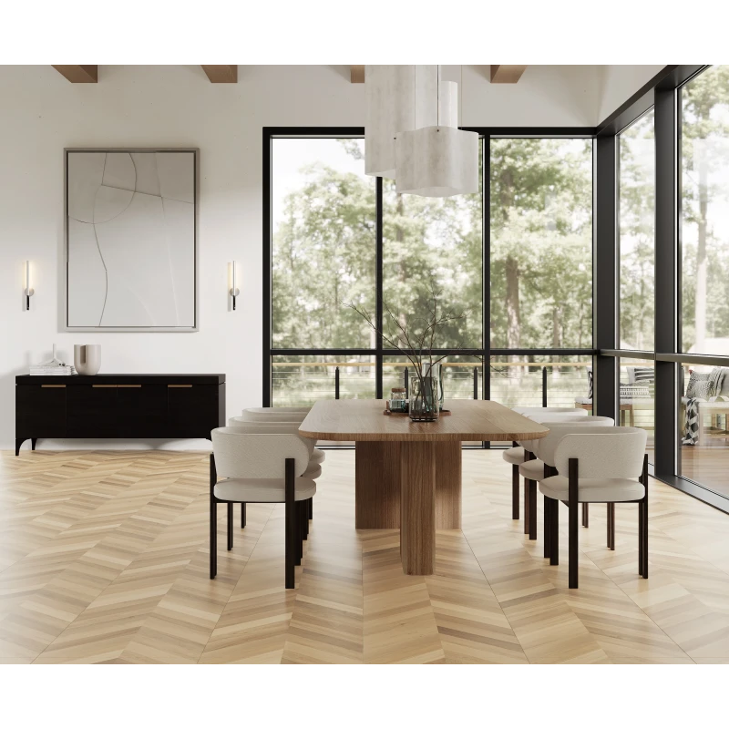 Wood royal almond chevron m