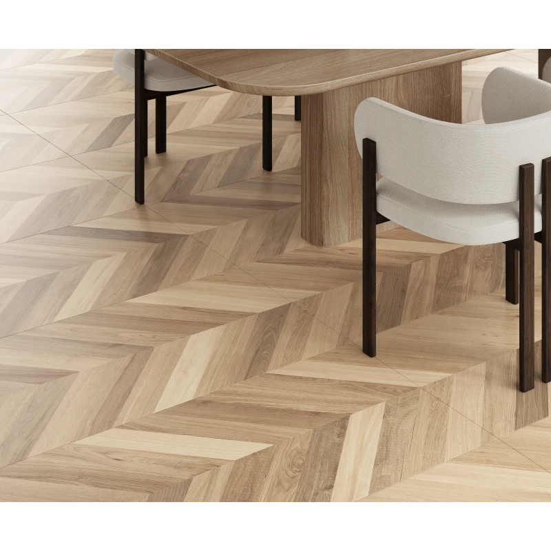 Wood royal almond chevron m