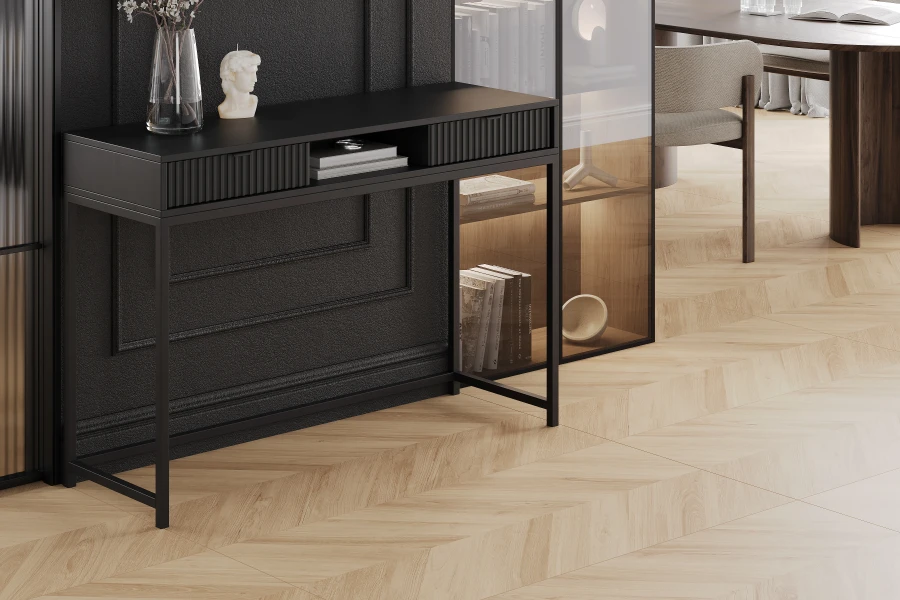 Wood royal almond chevron