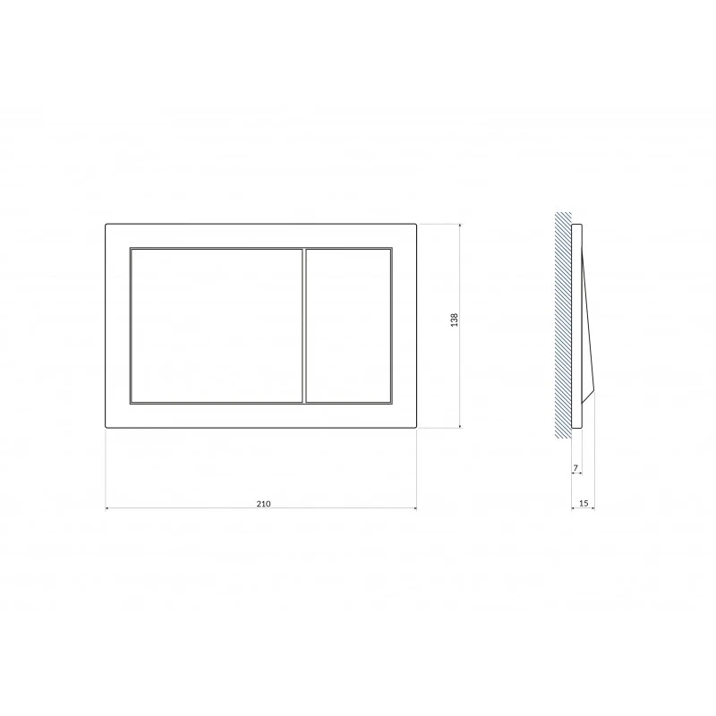 Кнопка ENTER для LINK PRO/VECTOR/LINK/HI-TEC пластик хром матовый