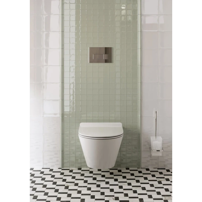 Сиденье PLAZA Modern для подвесного унитаза, белое глянцевое PLMR.seat.02\WHT